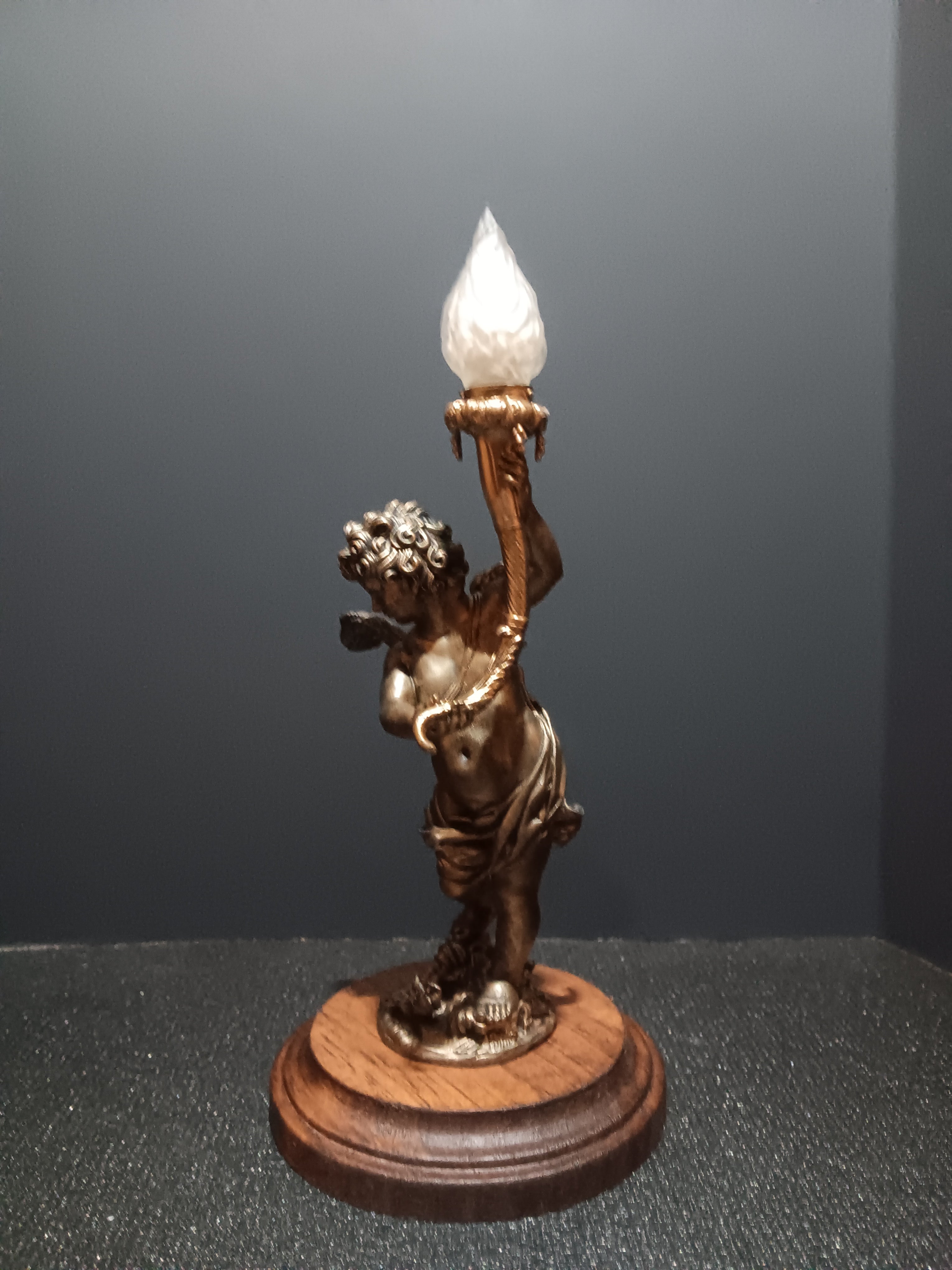 Titanic Grand Staircase Cherub Replica – 8½ Inch with Wooden Base