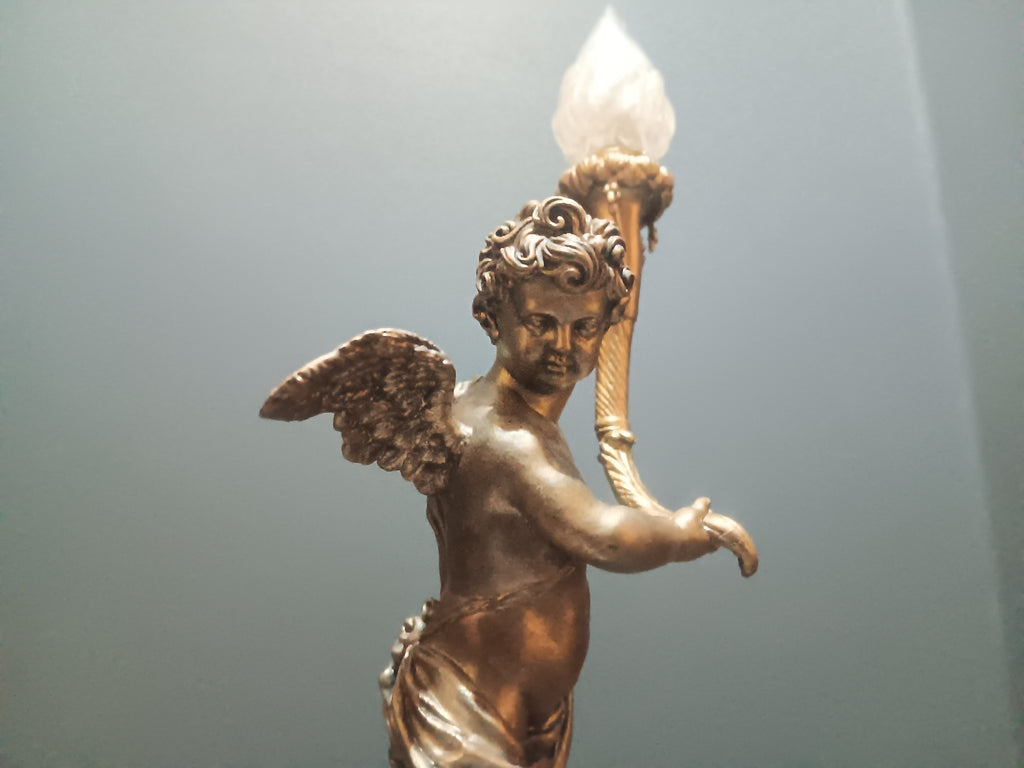 Titanic Grand Staircase Cherub Replica – 8½ Inch with Wooden Base